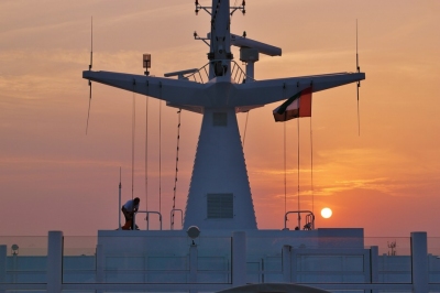 Sonnenuntergang Orient Kreuzfahrt (Alexander Mirschel)  Copyright 
Información sobre la licencia en 'Verificación de las fuentes de la imagen'